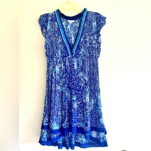 Poupette St. Barth Blue Mini Dress